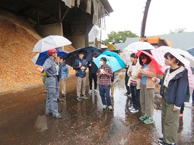飯綱高原のバイオマス発電所