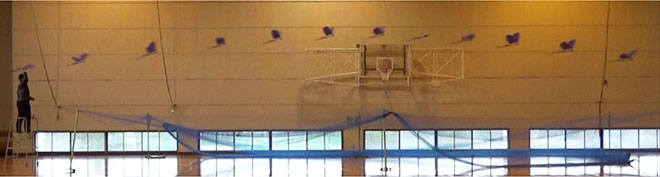 図２　飛行実験の様子