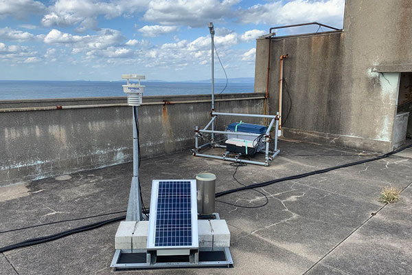 3号棟に設置している気象センサ