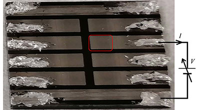 図4 ペロブスカイト太陽電池の写真