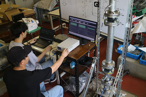 図3 水中音測定実験