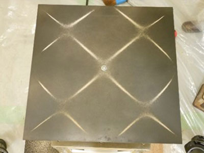 砂が集まってできたパターンの例