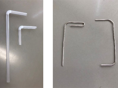 図5　ストローとクリップ